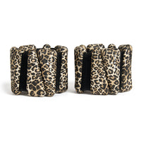 The Signature Ankle Weights — Leopard Print/ Roar & Rose