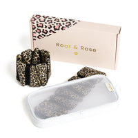 The Signature Ankle Weights — Leopard Print/ Roar & Rose